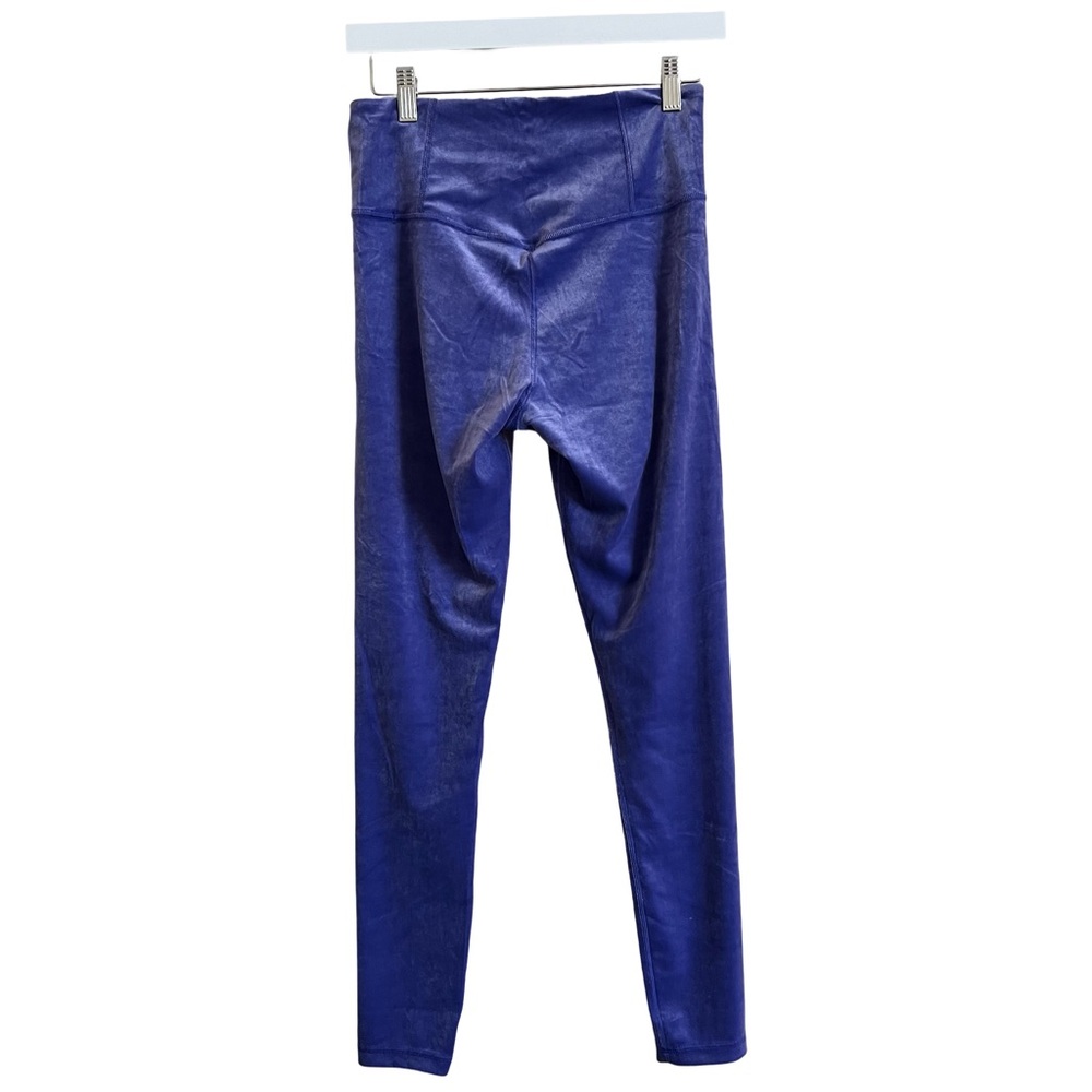 Athleta Velvet Leggings Velour Purple Size Small - Picture 4 of 9